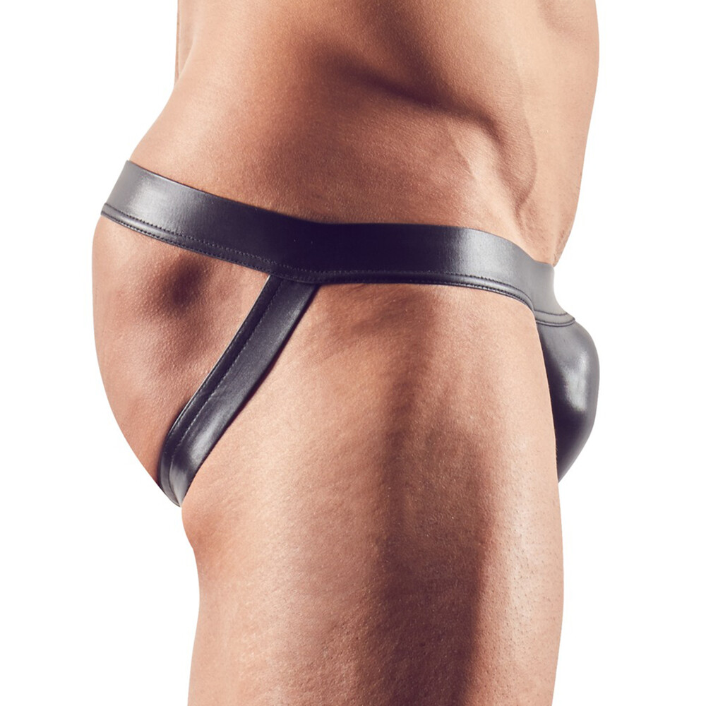 Intimo Uomo Sexy Jock Nero - immagine 2