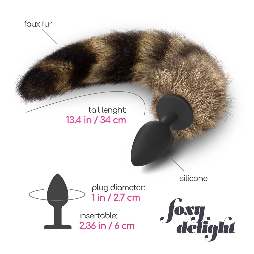 Plug Anale con Coda Foxy Delight - immagine 3