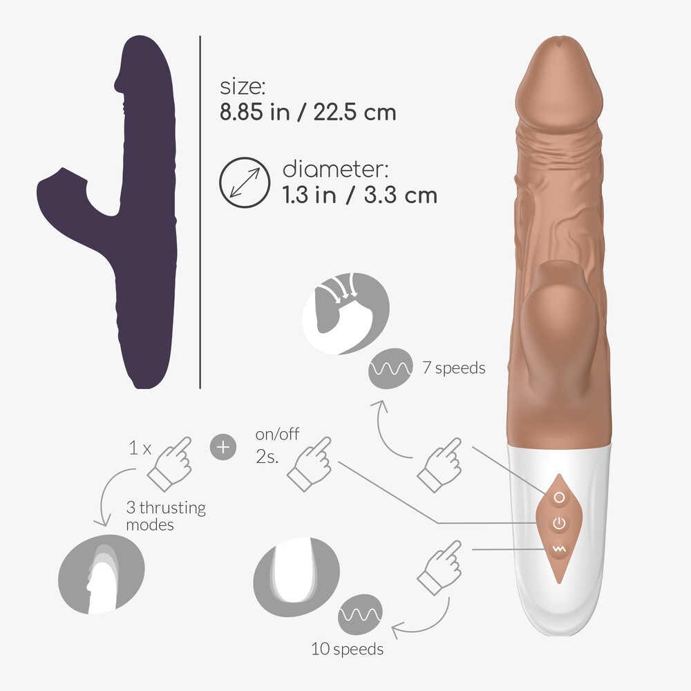 Vibratore Rabbit El Matador - immagine 9