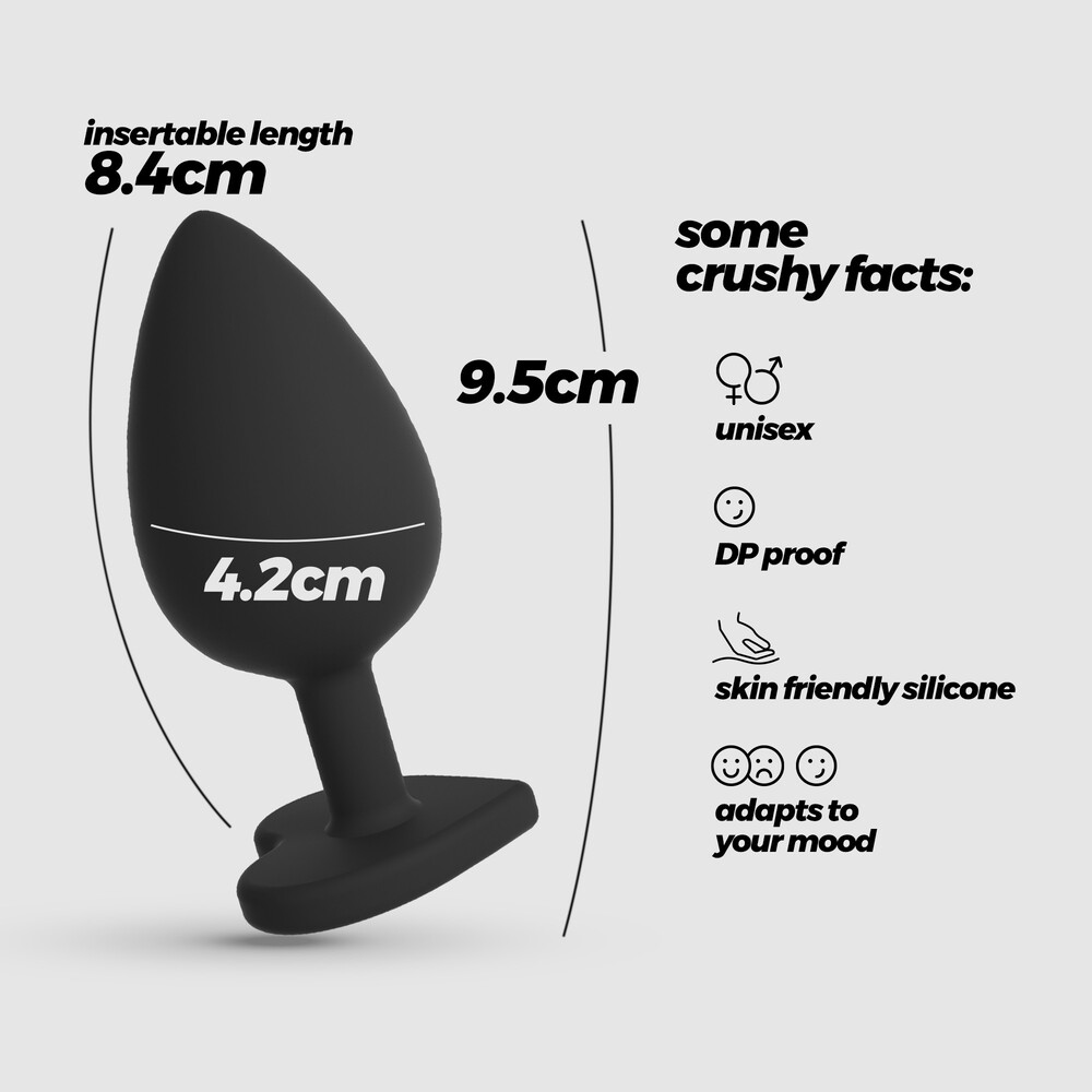 Plug Anale Cuore Ø 4,2 cm - immagine 9