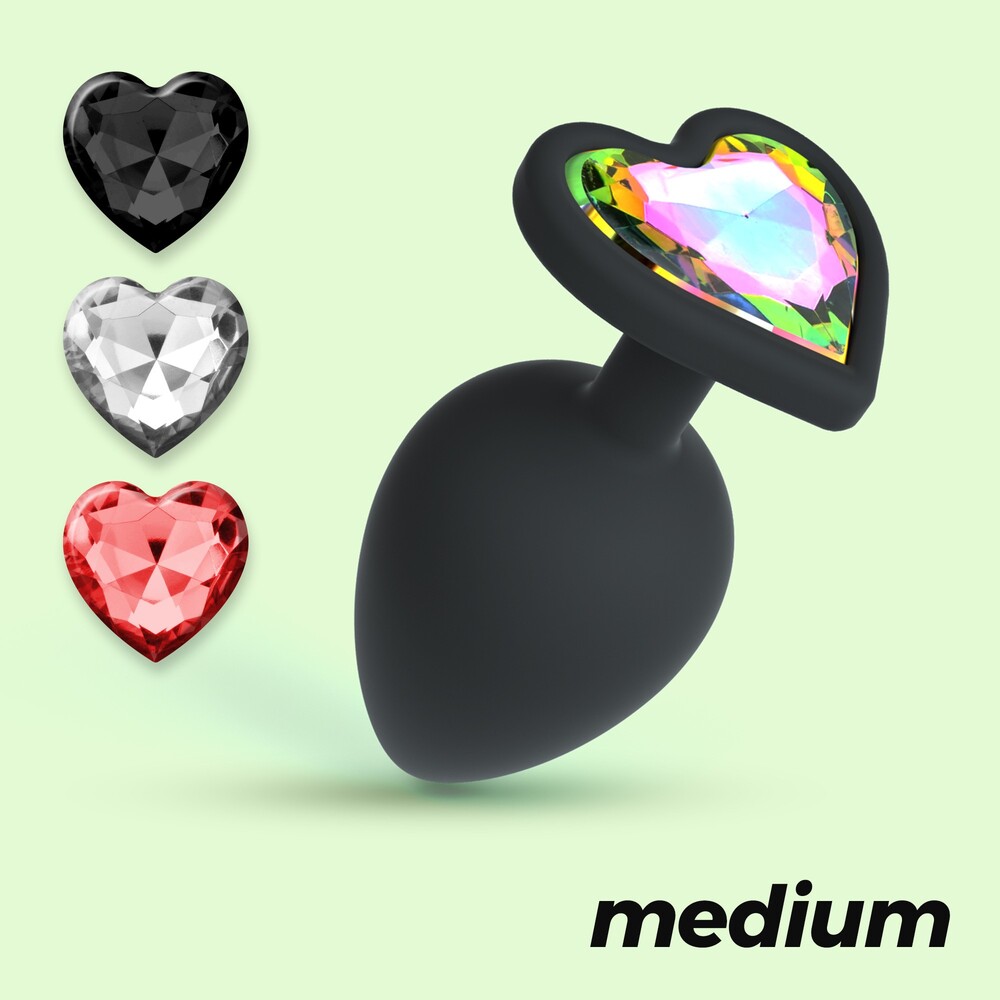 Plug Anale Cuore Ø 3,4 cm - immagine 8
