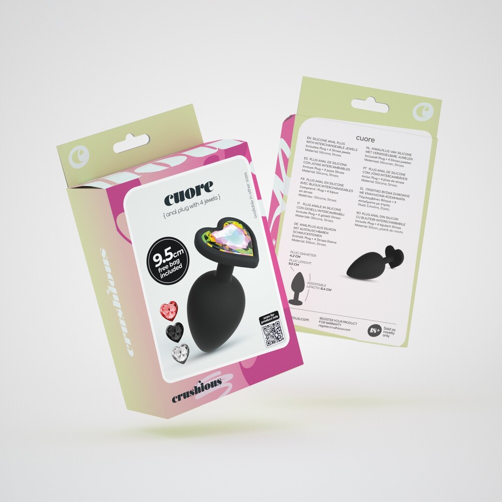 Plug Anale Cuore Ø 4,2 cm - immagine 10