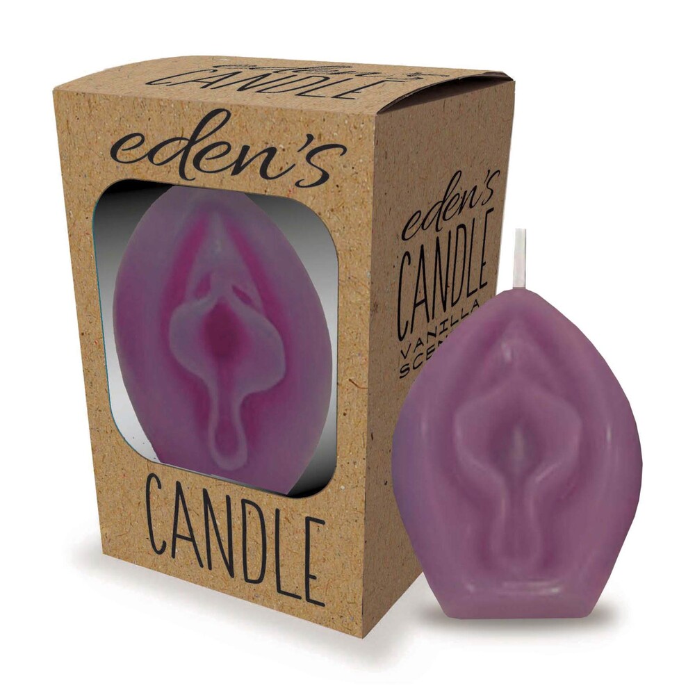 Candela profumata Vulva Purple Vaniglia - immagine 3