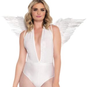 Accessori Angelo Sexy Wings and Halo Bianco
