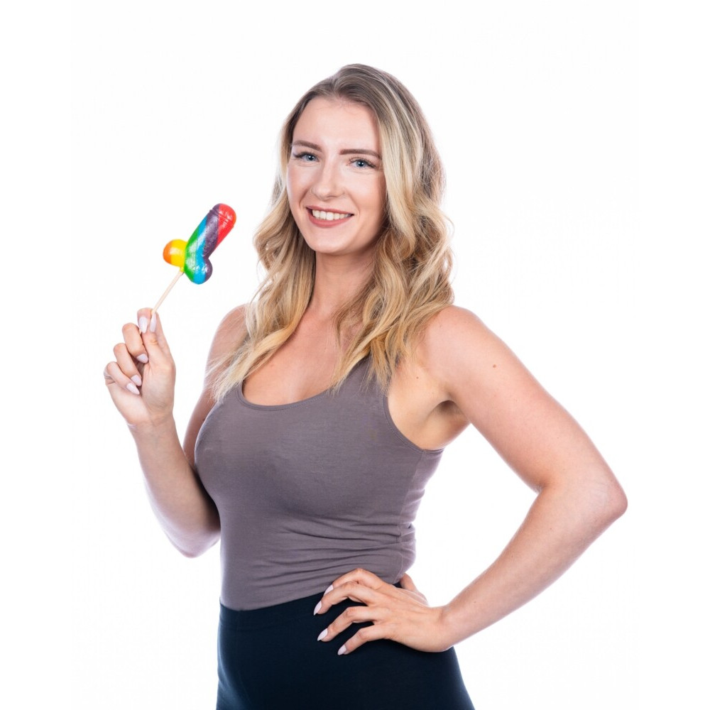 Lecca Lecca Sexy Rainbow Cock Pops - immagine 2
