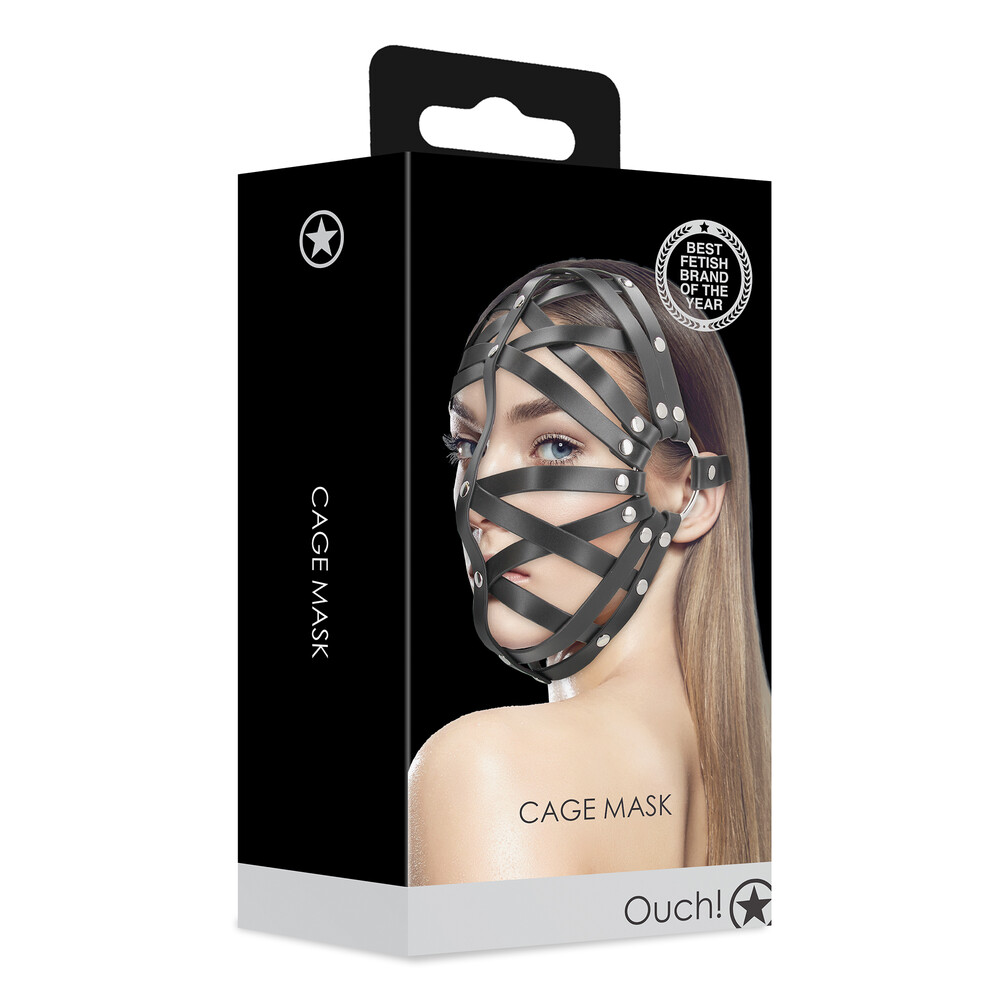 Maschera Bondage Cage - immagine 8