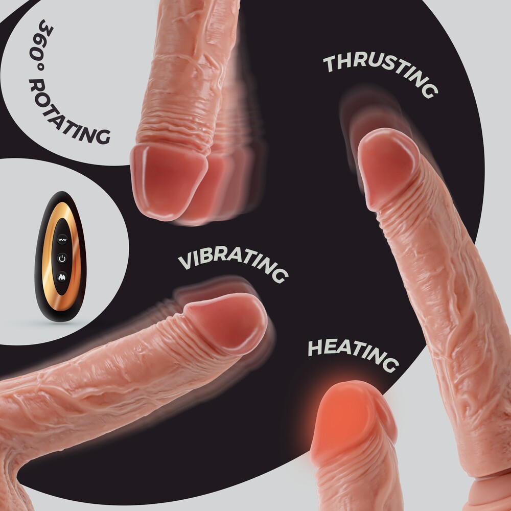 Vibratore Realistico Inviktus 20 cm - immagine 9