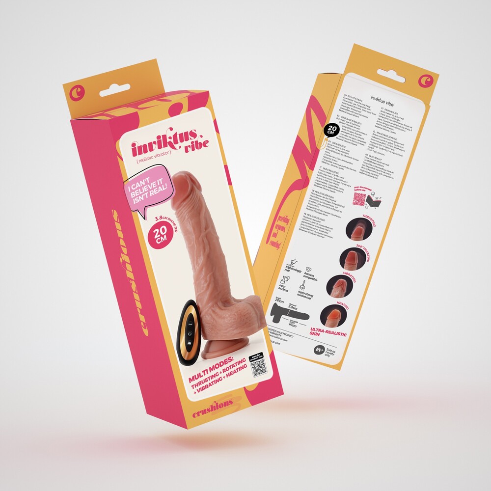 Vibratore Realistico Inviktus 20 cm - immagine 11