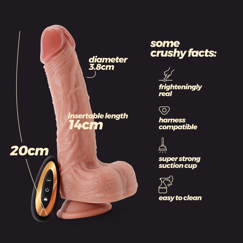 Vibratore Realistico Inviktus 20 cm - immagine 8