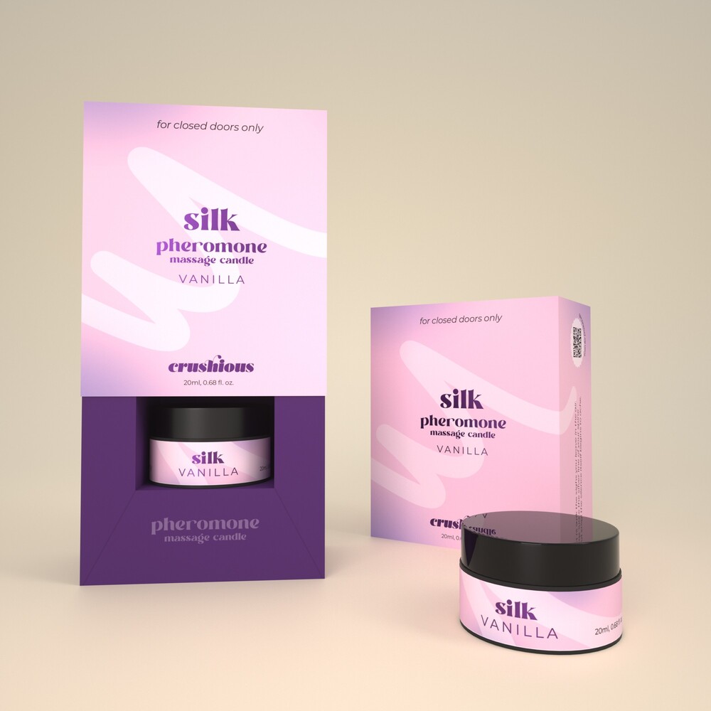 Candela da Massaggio Silk Vanilla - immagine 4