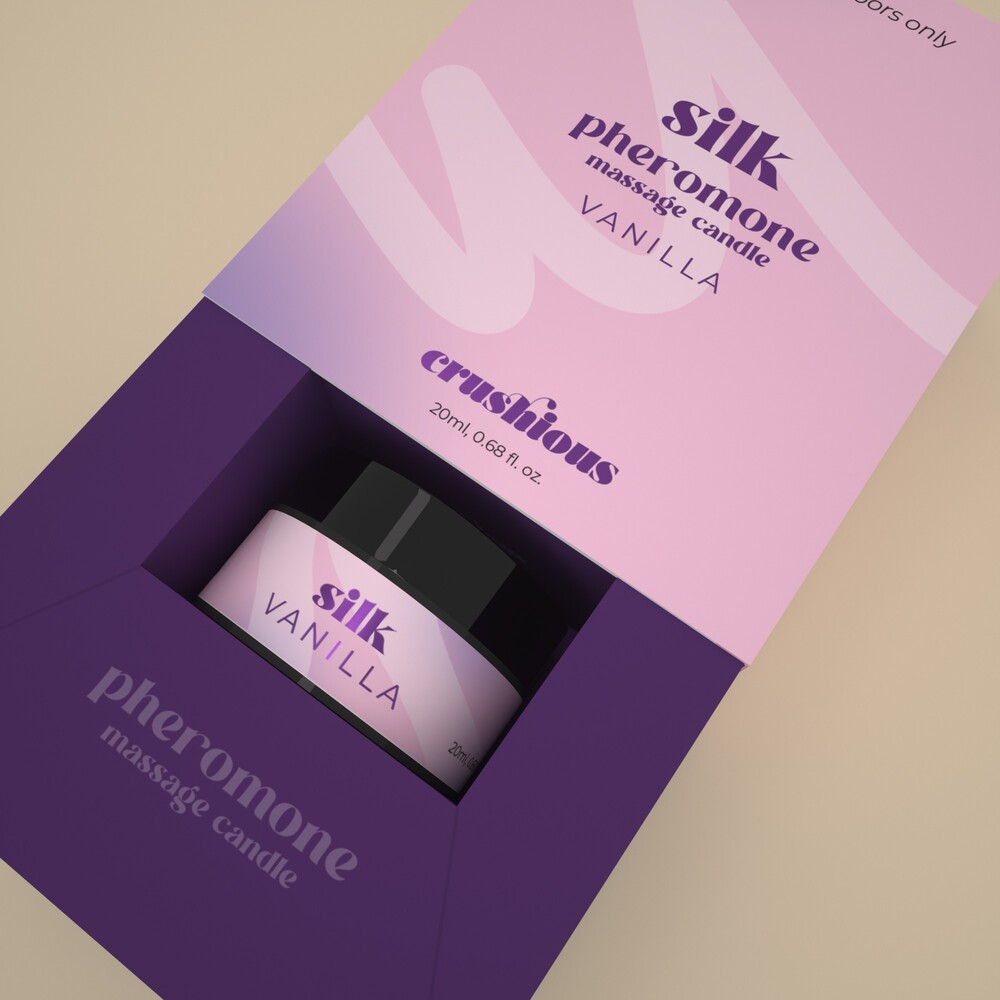 Candela da Massaggio Silk Vanilla - immagine 5