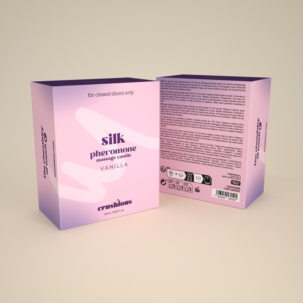 Candela da Massaggio Silk Vanilla - immagine 6