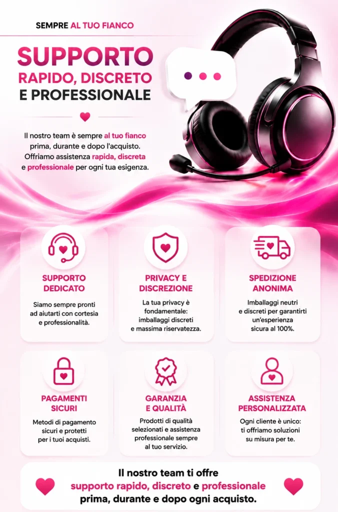 Assistenza Clienti My Erotic Dream - Supporto ordini, spedizioni, pagamenti e resi