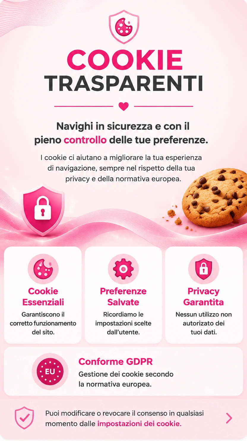 Hero mobile Cookie Policy My Erotic Dream con gestione dei cookie, privacy, consenso, cookie essenziali e conformità GDPR.