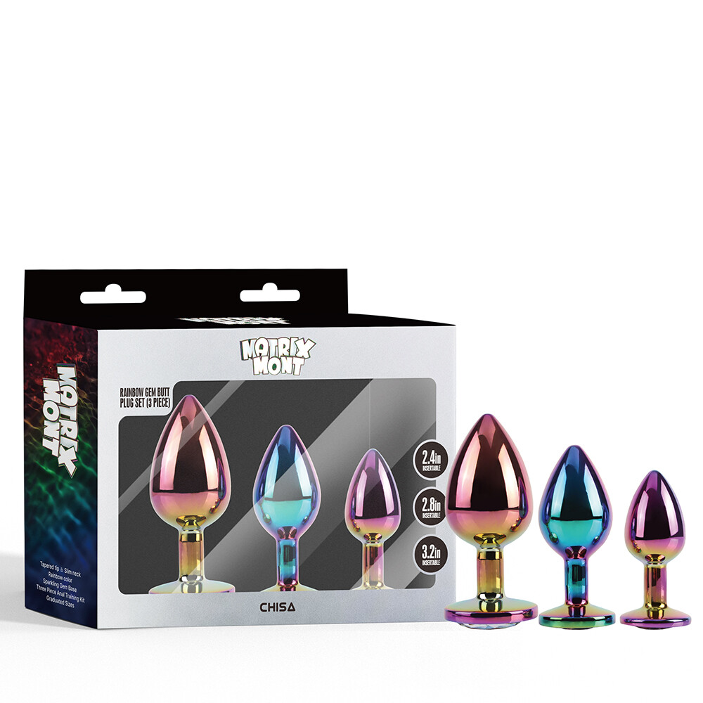 Rainbow Gem Set Plug Anali