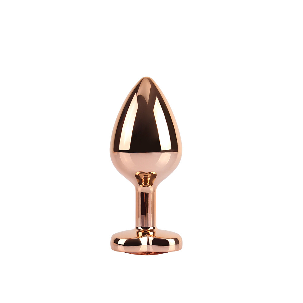 Rose Gold Heart Ø 3,3 cm Plug Anale - immagine 2