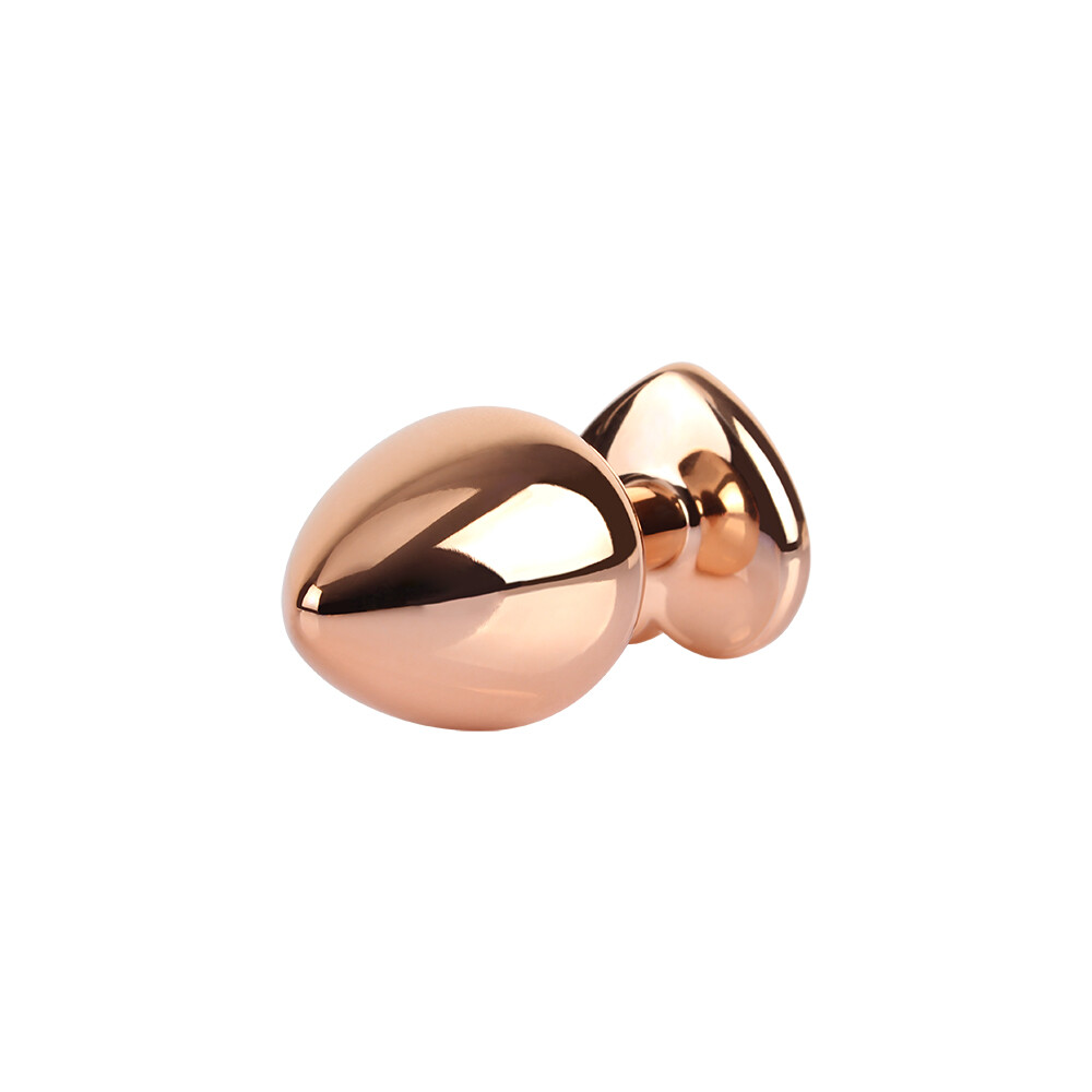 Rose Gold Heart Ø 3,3 cm Plug Anale - immagine 4