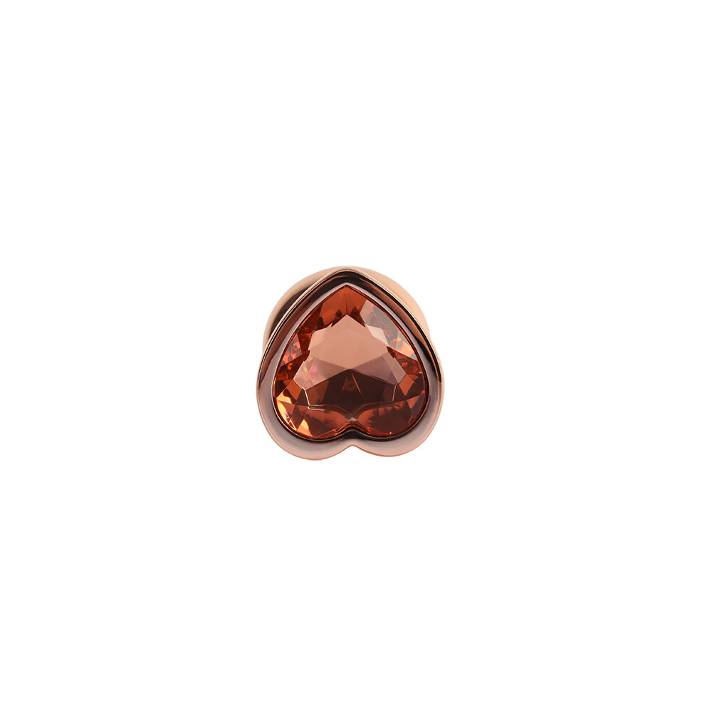 Rose Gold Heart Ø 3,3 cm Plug Anale - immagine 6