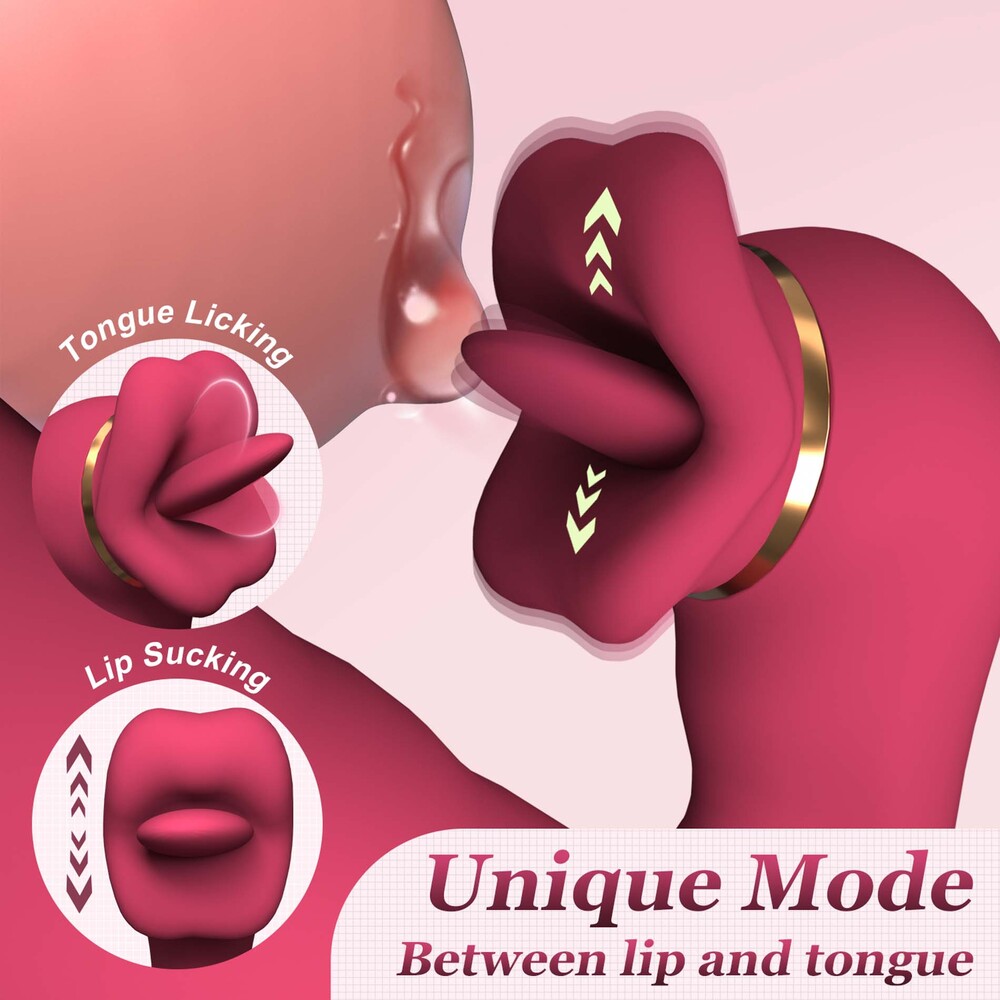 Rabbit Licking Vibratore Doppia Stimolazione - immagine 4