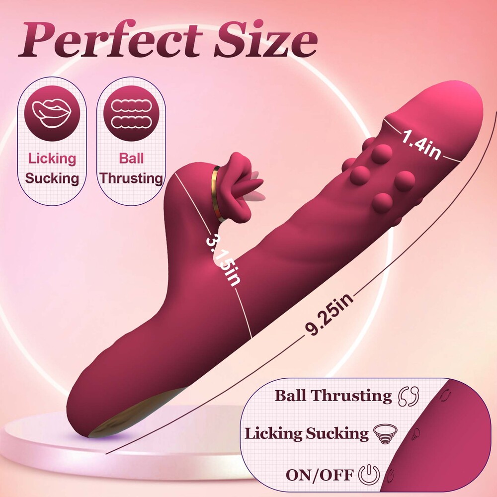 Rabbit Licking Vibratore Doppia Stimolazione - immagine 7