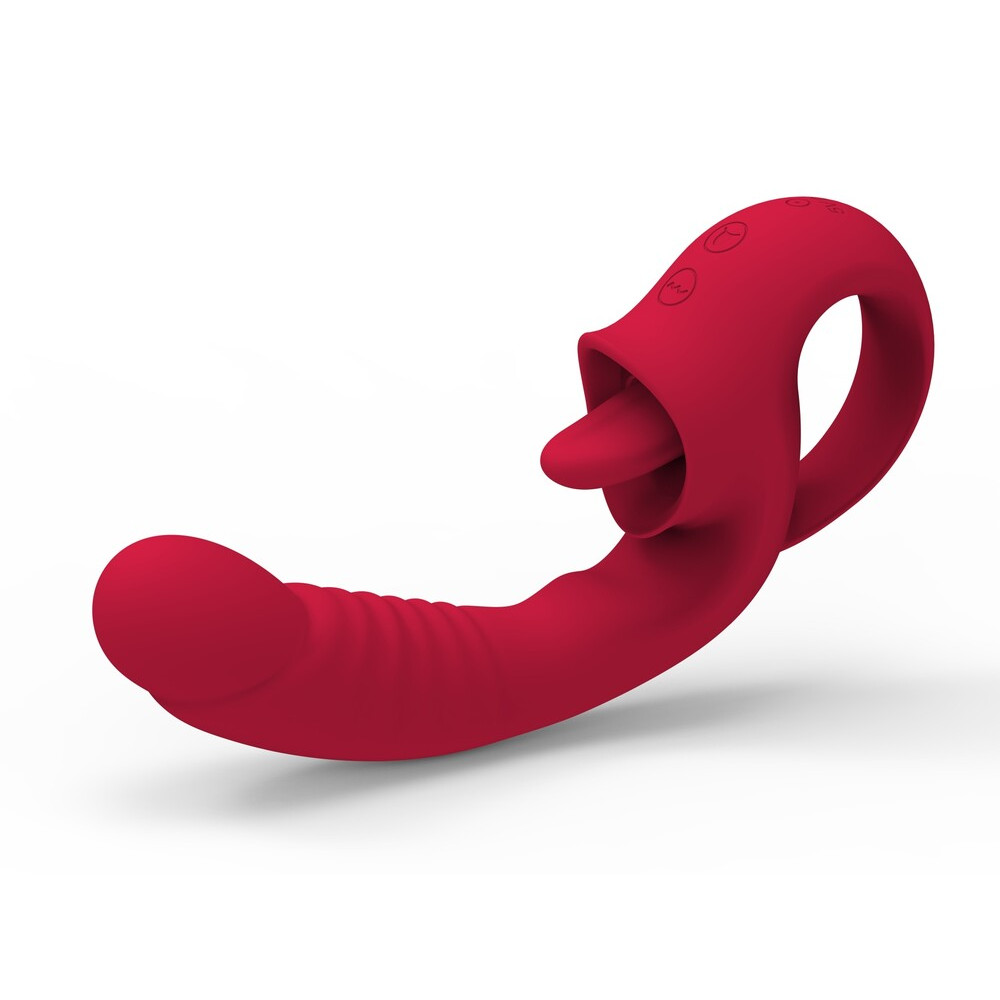 Licking Vibratore Doppia Stimolazione